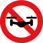 ドローン持込禁止マーク