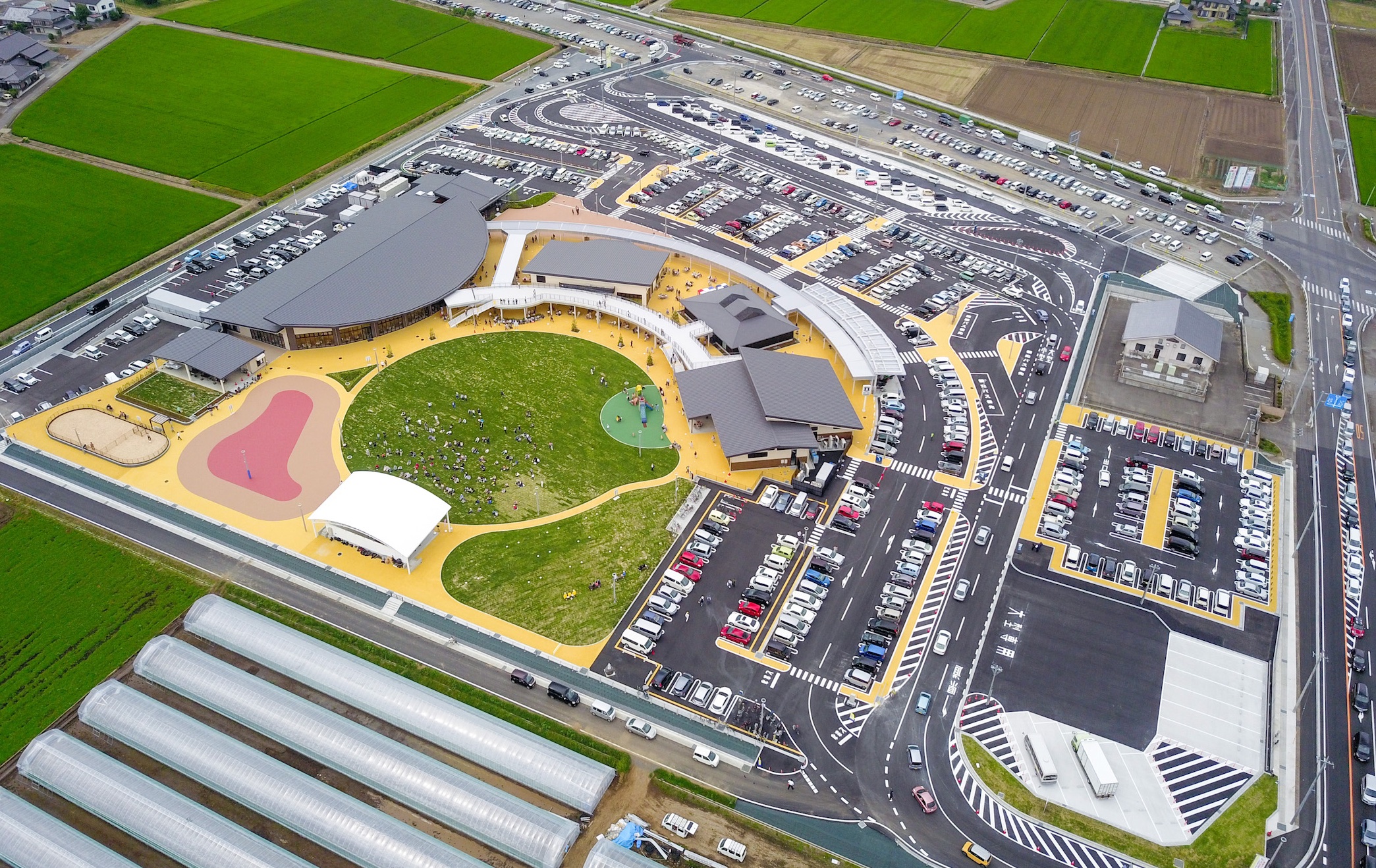道の駅グランテラス筑西空撮
