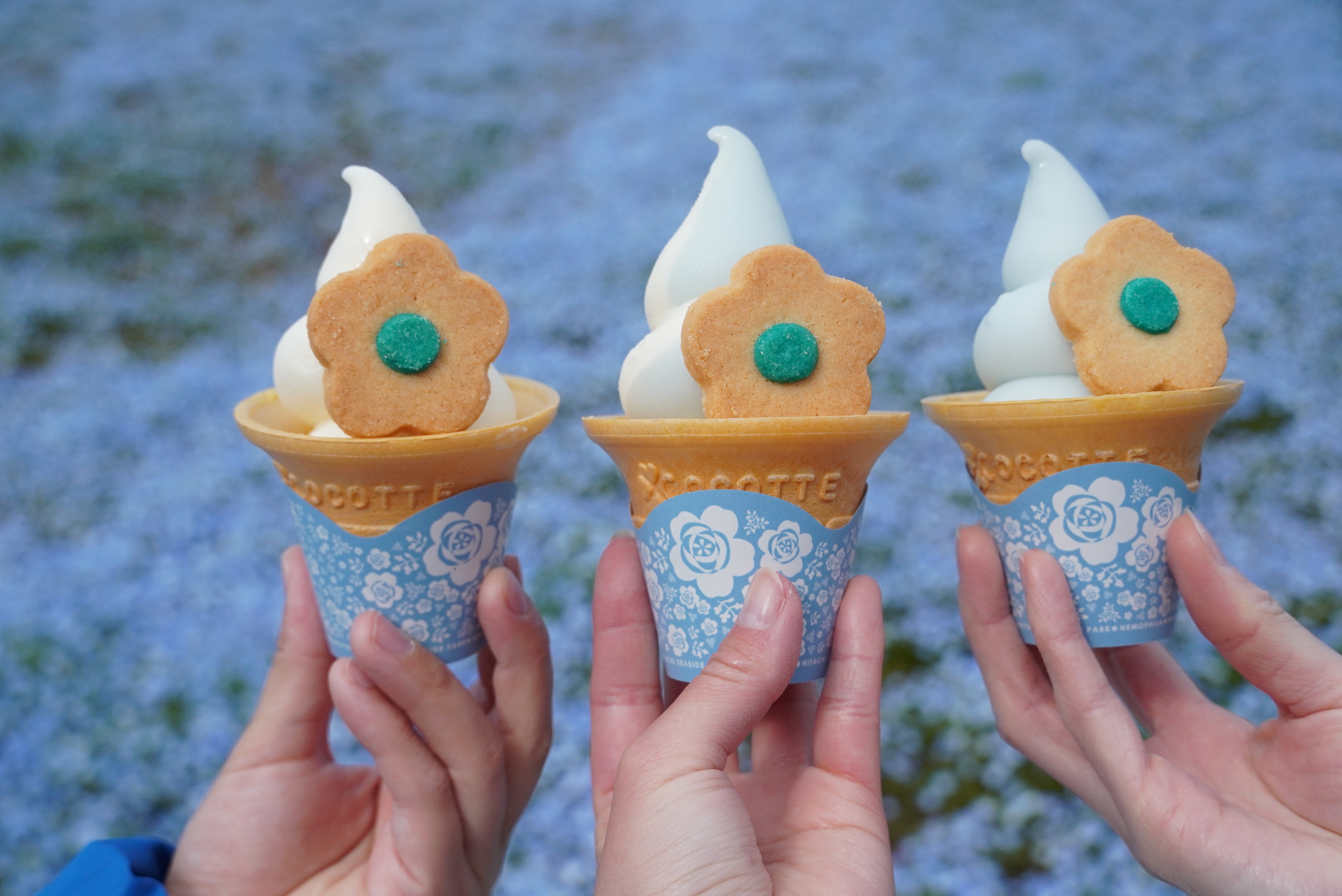 映え写真 手元や持ち主も一緒に