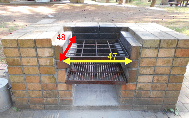 A2サイト鉄板（網）置き場