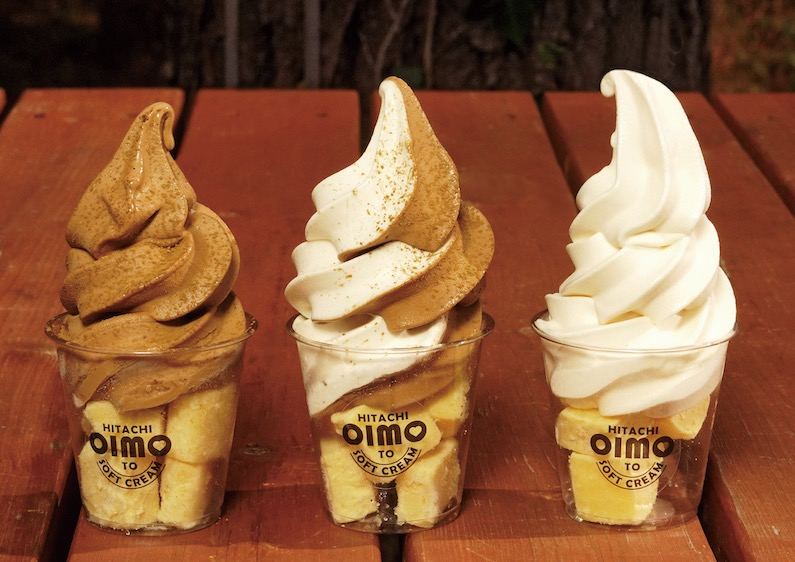 ひたち おいもTOソフトクリーム03