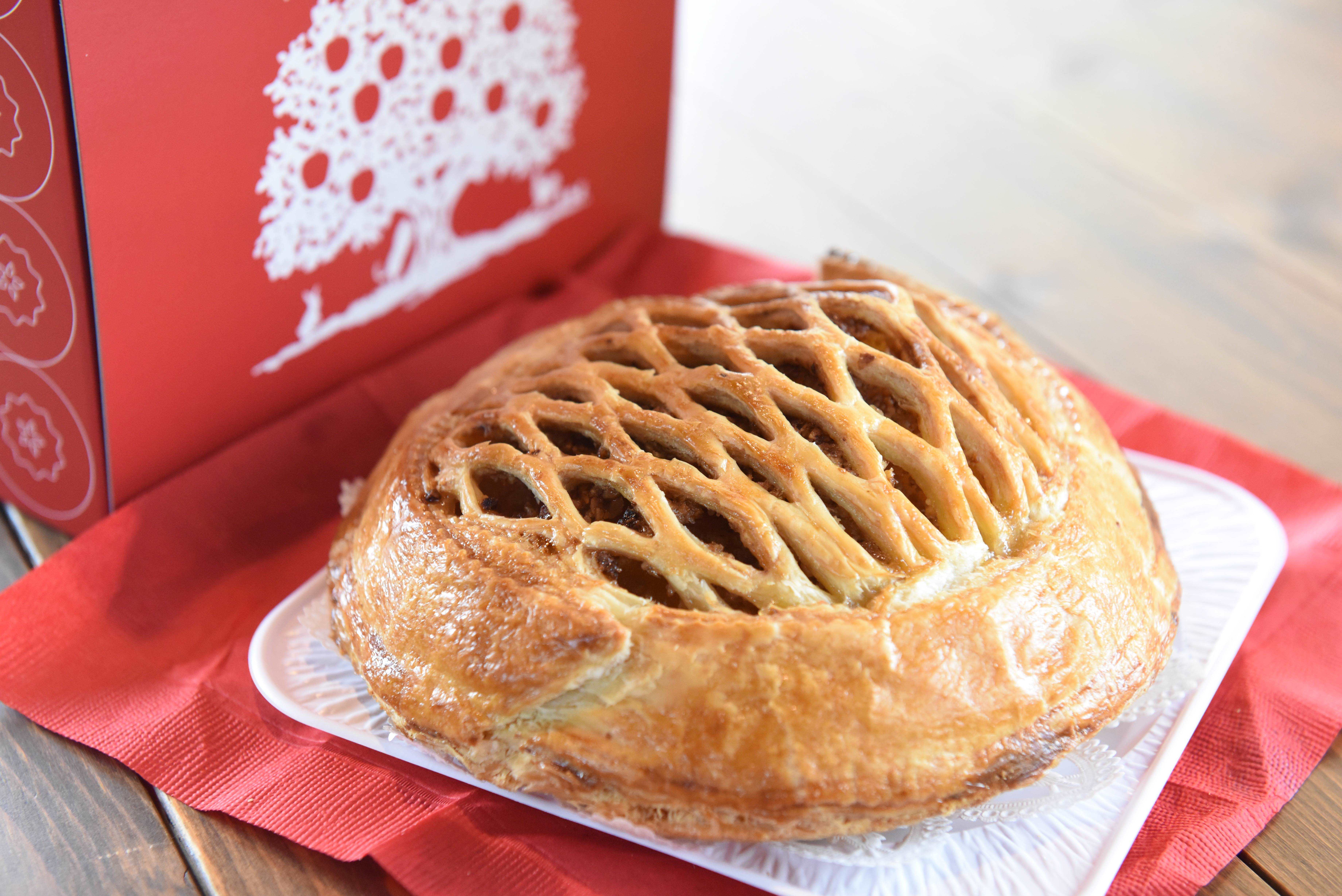 サクサクのパイは、網目も美しい